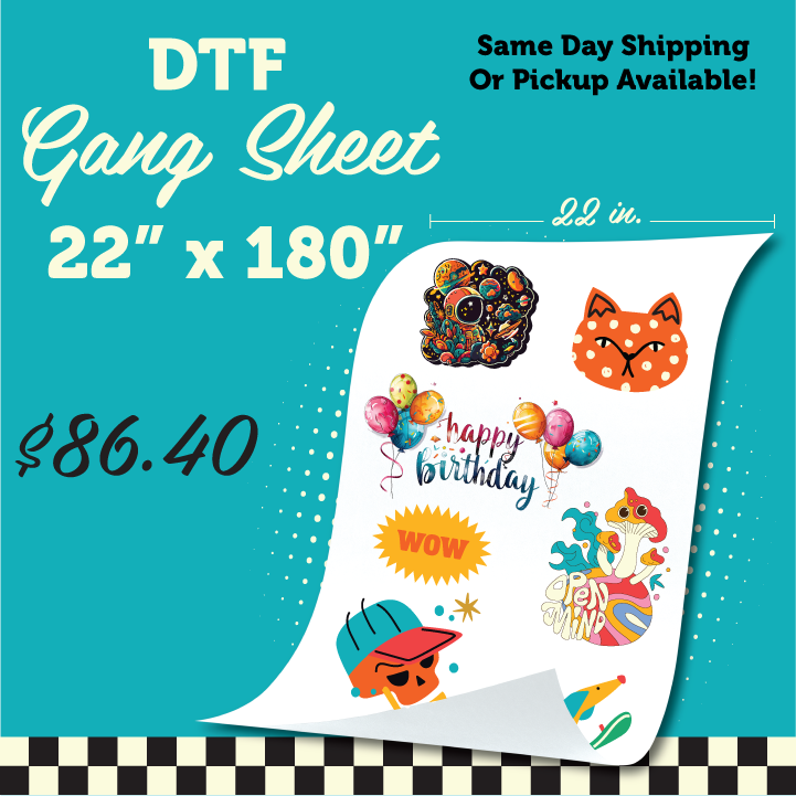 Custom DTF Gang Sheet