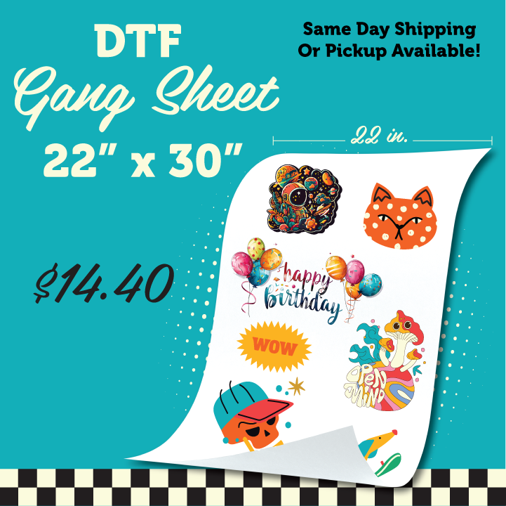 Custom DTF Gang Sheet