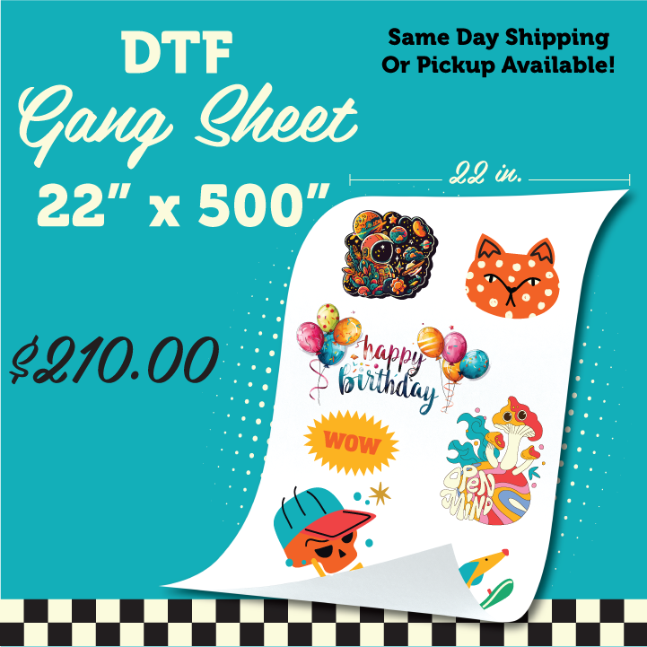 Custom DTF Gang Sheet