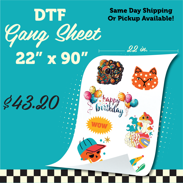 Custom DTF Gang Sheet